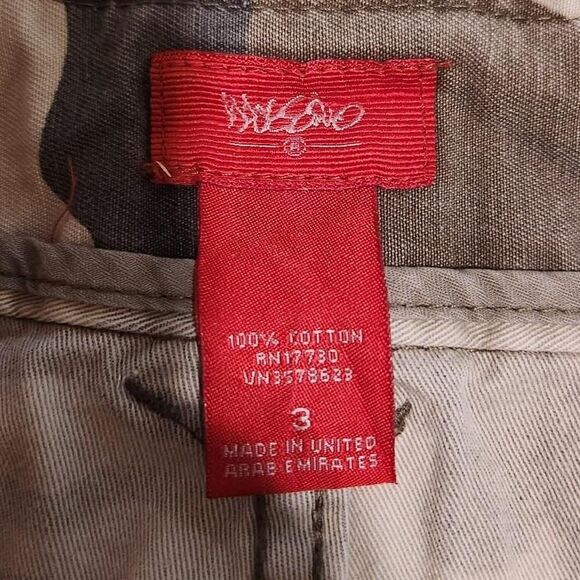 Vintage Y2k early 2000s Mossimo camo print low rise wide leg denim capri pants - Picture 4 of 4